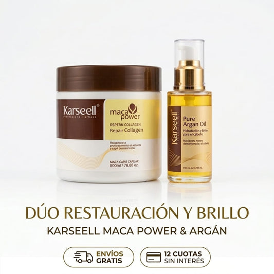 Dúo Karseell  Reparación Profunda : Mascarilla de Colágeno + Óleo de Argán